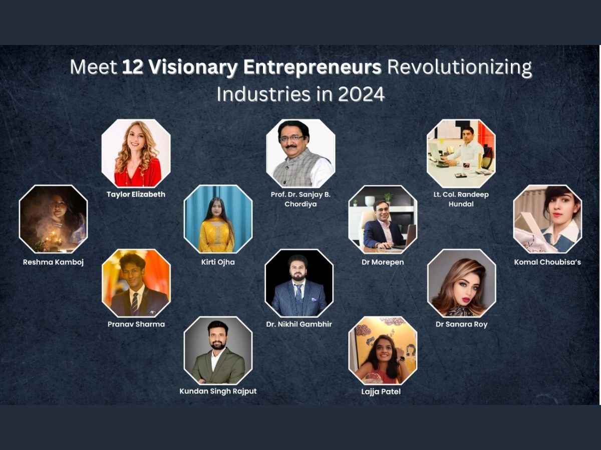 Meet 12 Visionary Entrepreneurs Revolutionizing Industries in 2024