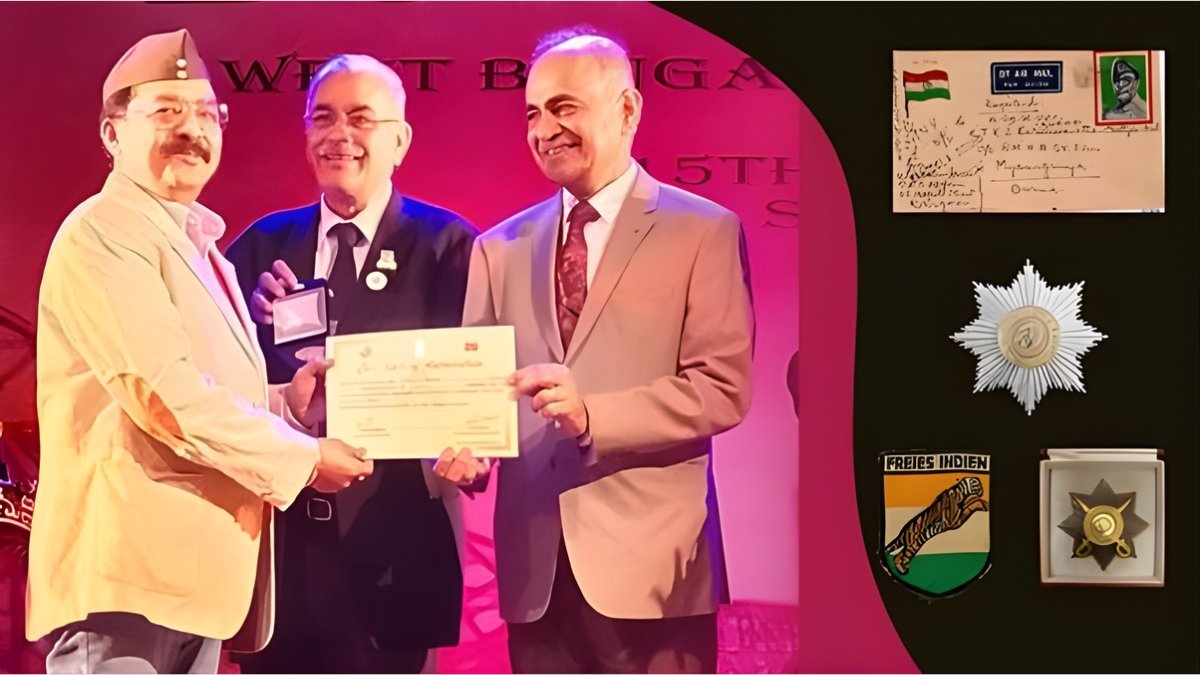 Collector Prithwish Dasgupta Wins Vermeil Award at Bongopex 2025 for Extraordinary Netaji & Azad Hind Collection